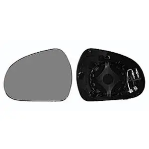 Prix Cassé Miroir Glace rétroviseur gauche pour PEUGEOT 207 SW phase 1, 2006-2009, asphérique, à clipser