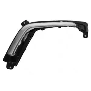 Solde Enjoliveur grille de calandre gauche pour PEUGEOT 308 I phase 2, 2011-2013 moulure grise, pare chocs