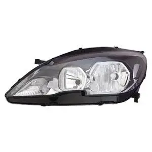 Phare Optique avant gauche pour PEUGEOT 308 II phase 1, 2013-2017, H7+HB3, fond noir, Neuf Livraison Gratuite