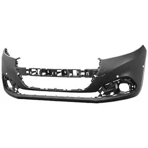 Solde Pare chocs avant pour PEUGEOT 208 phase 2 2015-2019, 4 trous radars, Neuf à peindre