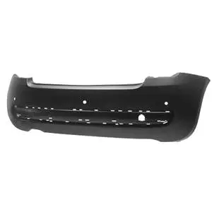 Réduction Pare chocs arrière pour FIAT 500 phase 1, 2012-2015, (trous moulure & radar x3), Neuf à peindre