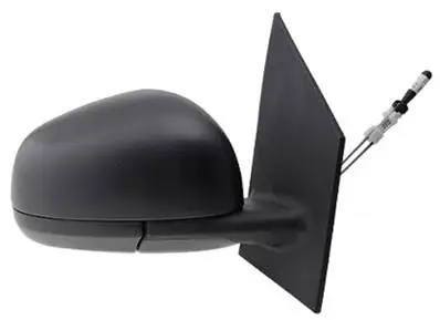 Solde Rétroviseur droit mécanique pour SMART FORTWO 2014-2019, Noir, avec sonde, Neuf