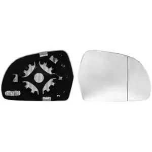 Livraison Express Miroir Glace rétroviseur droit pour AUDI A3 II ph.3 (3 portes) 2008-2010, dégivrant, asphérique