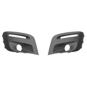 Dernier Modèle Kit 2 grilles de calandre pour CITROËN BERLINGO II ph.3 2015-2018, trous antibrouillards, à peindre