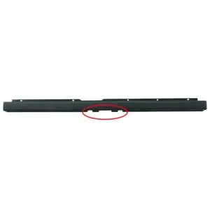 Solde Pare chocs arrière central pour FIAT DUCATO III phase 1, 2006-2014, gris, trou crochet, Neuf