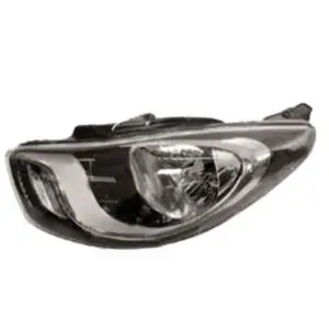 Phare optique avant gauche H4 pour HYUNDAI I10, 2010-2013, corps noir, neuf Soldes