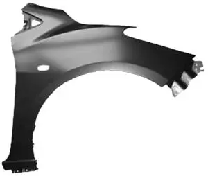 Aile avant droite pour MAZDA 2 II 2007-2014, trou feu répétiteur, trou spoiler latéral, Neuve à peindre Livraison Express