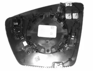 Paiement Sécurisé Miroir Glace de rétroviseur gauche pour SKODA KAROQ 2017-2022, dégivrant, BLIS, Neuf