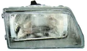 Quantité Limitée Phare optique avant droit pour FIAT CINQUECENTO 1992-1998, H4, réglage manuel, asymétrique, corps gris, Neuf