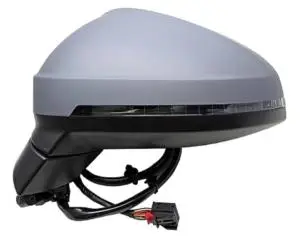 Réduction Rétroviseur gauche électrique pour AUDI A4 (B9) 2015-2019, asphérique, dégivrant, feu clignotant, mémoire, rabattable électriquement, Neuf à peindre