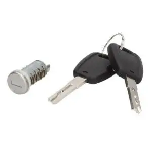 Top Vente Cylindre de serrure portes avant pour FIAT PUNTO II phase 2 2003-2009, barillet, jeu clé, Neuf