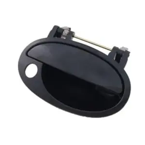Poignée de porte avant droite extérieure pour OPEL CORSA C phase 2 2003-2006, trou clé, noire lisse, Neuve Offre Limitée