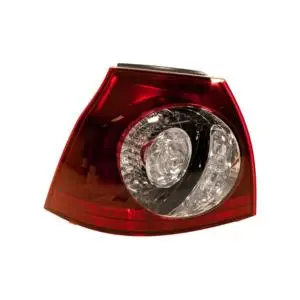 Offre Du Jour Feu arrière gauche extérieur pour VOLKSWAGEN GOLF V 2003-2008, mod. R32, rouge/blanc, à LED, partie sur aile