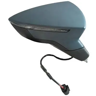 Soldes Rétroviseur droit électrique pour SEAT LEON III ph. 2, 2017-2019, feu clignotant, Neuf à peindre