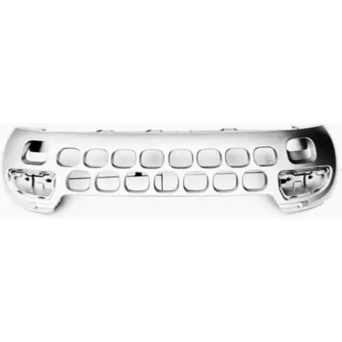 Moulure avant inferieure pour FIAT PANDA CROSS / HYBRID III depuis 2014, en argent, Neuf Haute Qualité