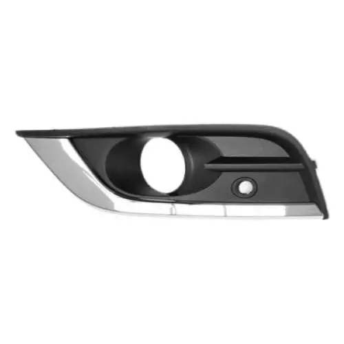 Haute Qualité Grille avant gauche pour RENAULT KOLEOS II depuis 2017, noire, avec cadre, avec trou feu antibrouillard, avec radar, Neuve