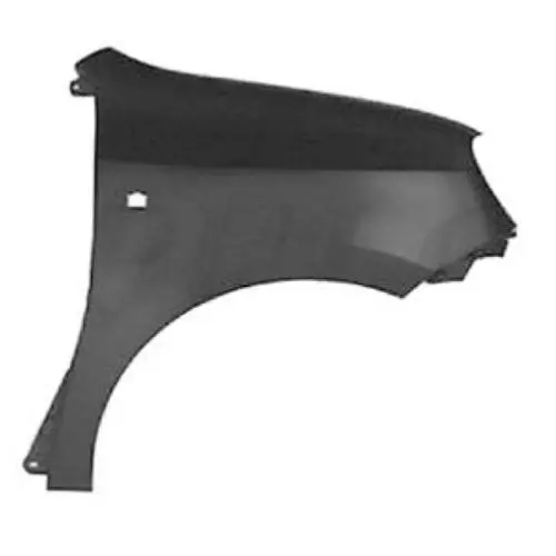 Solde Aile avant droite pour RENAULT TWINGO III phase 2 depuis 2019, avec trou, en plastique, noire lisse sans apprêt, Neuve