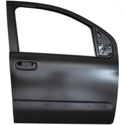 Certifié Porte avant droite pour FIAT PANDA III depuis 2012, avec trous moulure, Neuve à peindre