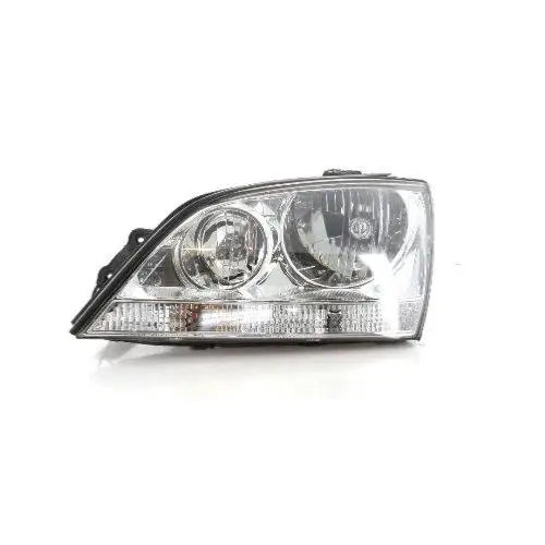 Phare optique avant gauche pour KIA SORENTO 2002-2005, h7+h1, chromé, Neuf Dernier Modèle